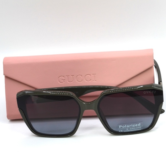 Gucci Women Polarized Sunglasses | Black | Gradient Lens | New | No Box - Picture 10 of 15